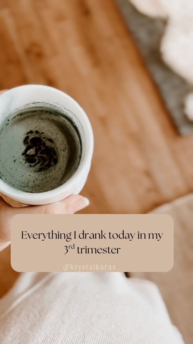 Yes I drink coffee while pregnant. 
☕️I drink one cup of coffee a day in the morning. 
🥬synbiotic greens powder drink with juiced celery
💧Water water water with a dash of electrolytes
🍒Ningxia with added essential vitamins and minerals, antioxidants, and prebiotic fiber 
🍋Lemon protein drink with seltzer 
🫖 golden tumeric tea
8cups + a day. Stay hydrated mamas
.
.
 #pregnancy #pregnant #3rdtrimester
#baby #doula #midwife #family #trending #babygirl #newborn #mom  #babybump #maternity #momtobe #love #motherhood #momlife #pregnantbelly #wellness